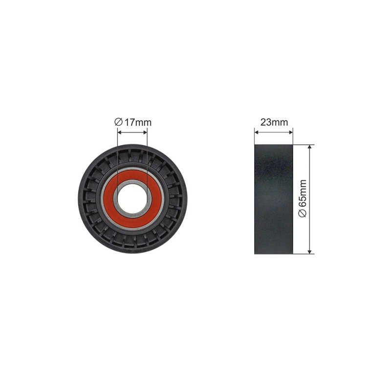 V ribbed Belt Tensioner Pulley AMCP-32289-AR019 OE Ref 46756902 Aftermarket