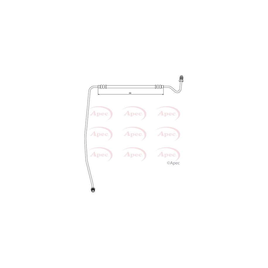 Brake Hose Pipe APEC HOS4065 OE Ref 8200674691 APEC