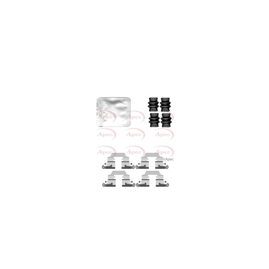 Brake Disc Pad Accessory Kit APEC KIT1551 APEC