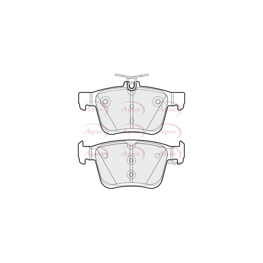 Brake Pad Set APEC PAD1903 OE Ref 5Q0698451AG APEC