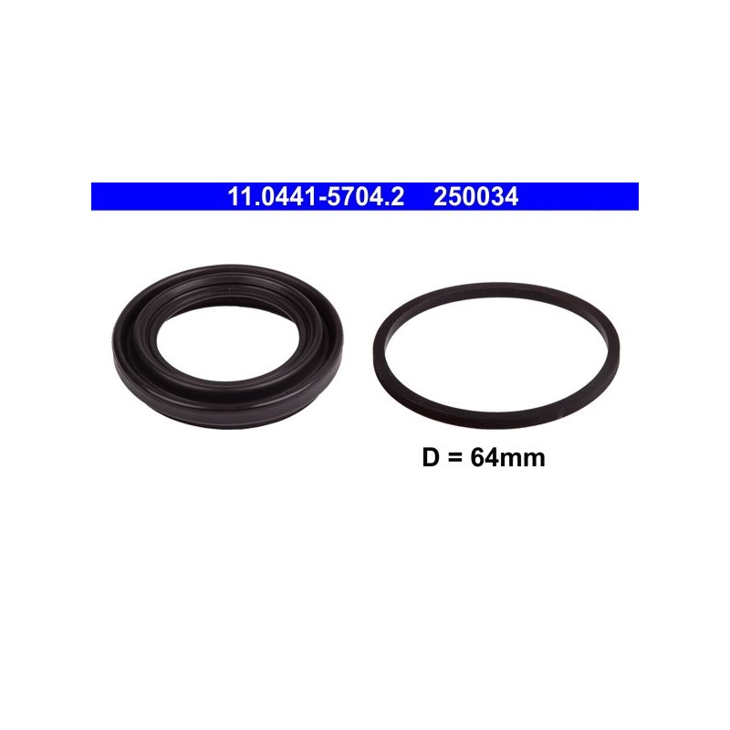 Kit de joints d'étrier de frein ATE 11.0441-5704.2 pour AUDI, CHEVROLET et plus encore... ATE