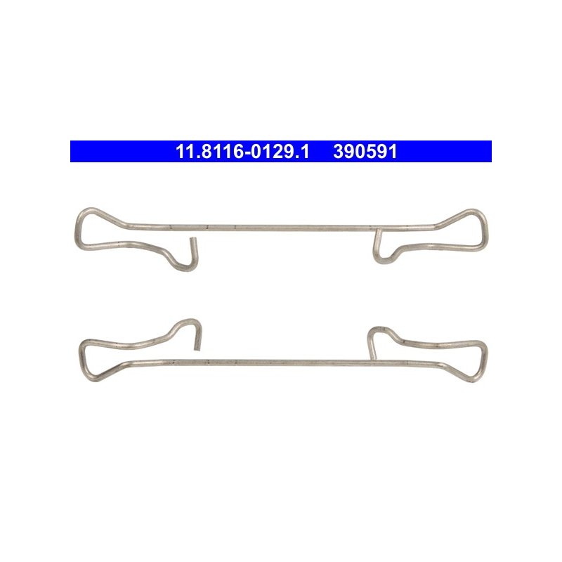 Ressort d'étrier de frein ATE 11.8116-0129.1 pour CHEVROLET, CITROEN et plus encore... ATE
