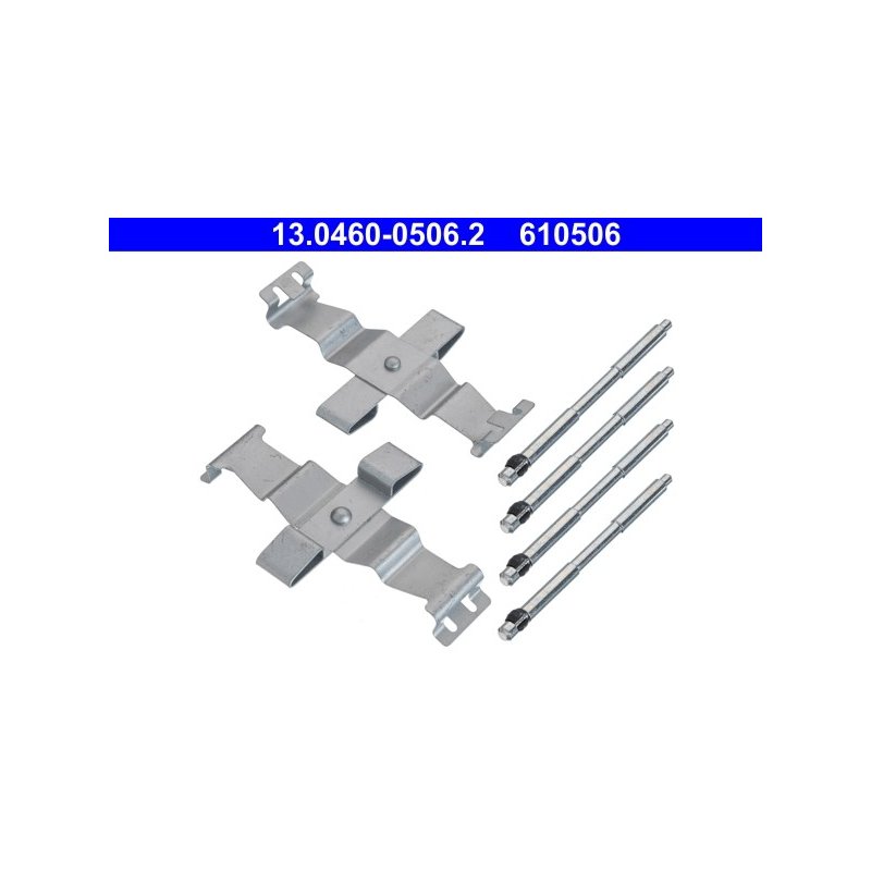 Kit d'accessoires pour plaquettes de frein ATE 13.0460-0506.2 pour BMW OE 34116850934 ATE