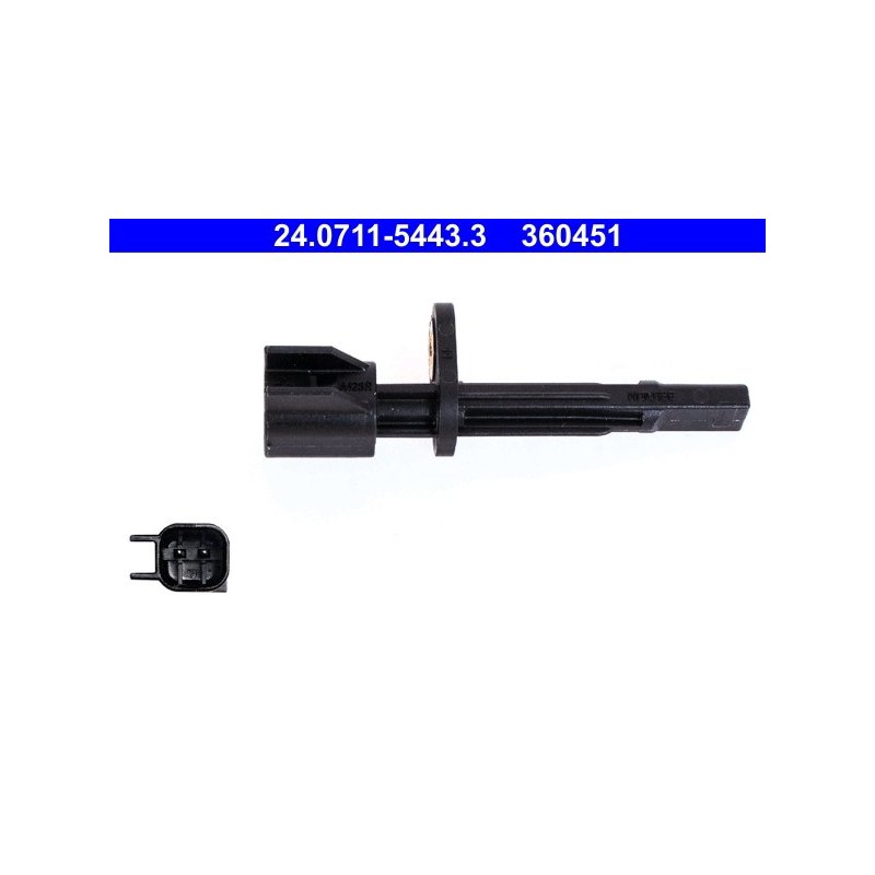 Capteur de vitesse de roue ATE 24.0711-5443.3 pour POLESTAR, VOLVO OE 31362355 ATE