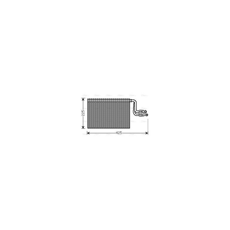 AC Evaporator AVA QUALITY COOLING BWV364 OE Ref 6411.6.934.781 AVA QUALITY COOLING