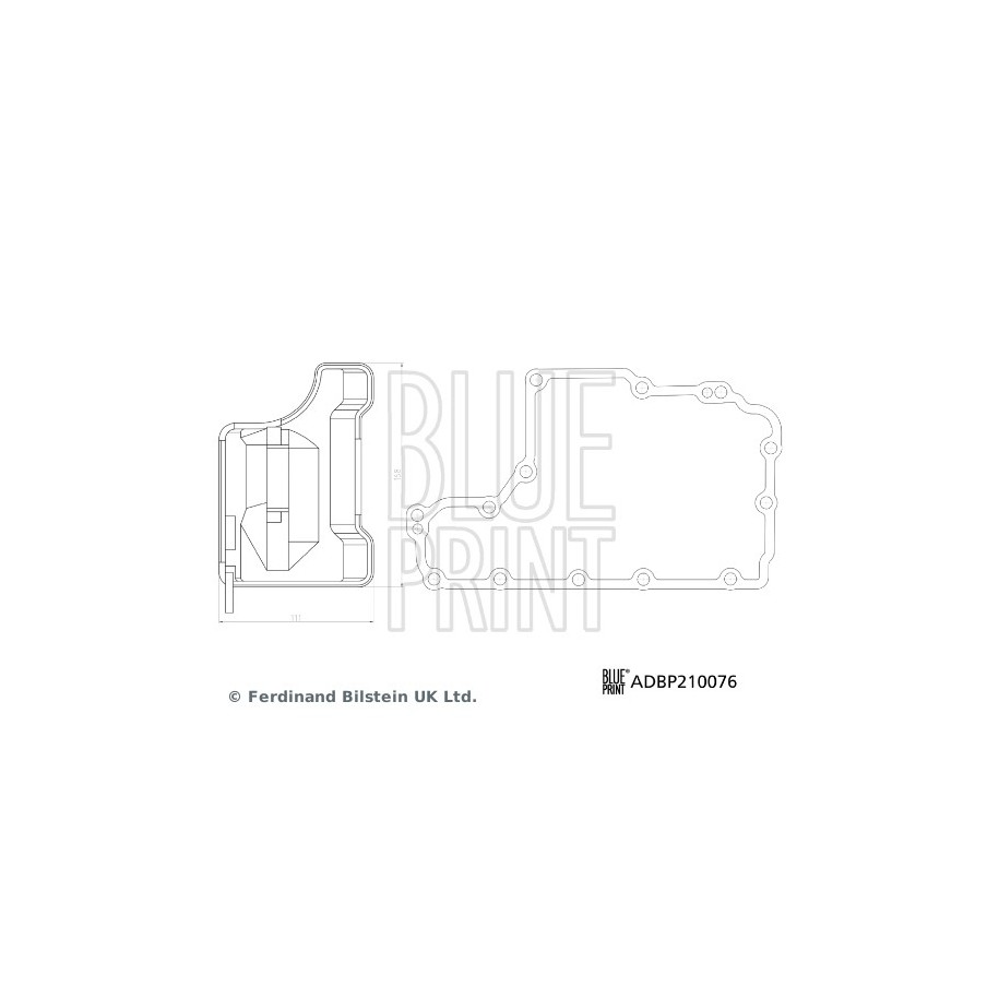 Automatic Transmission Hydraulic Filter Kit BLUE PRINT ADBP210076 OE Ref 07 03 478 S1 BLUE PRINT