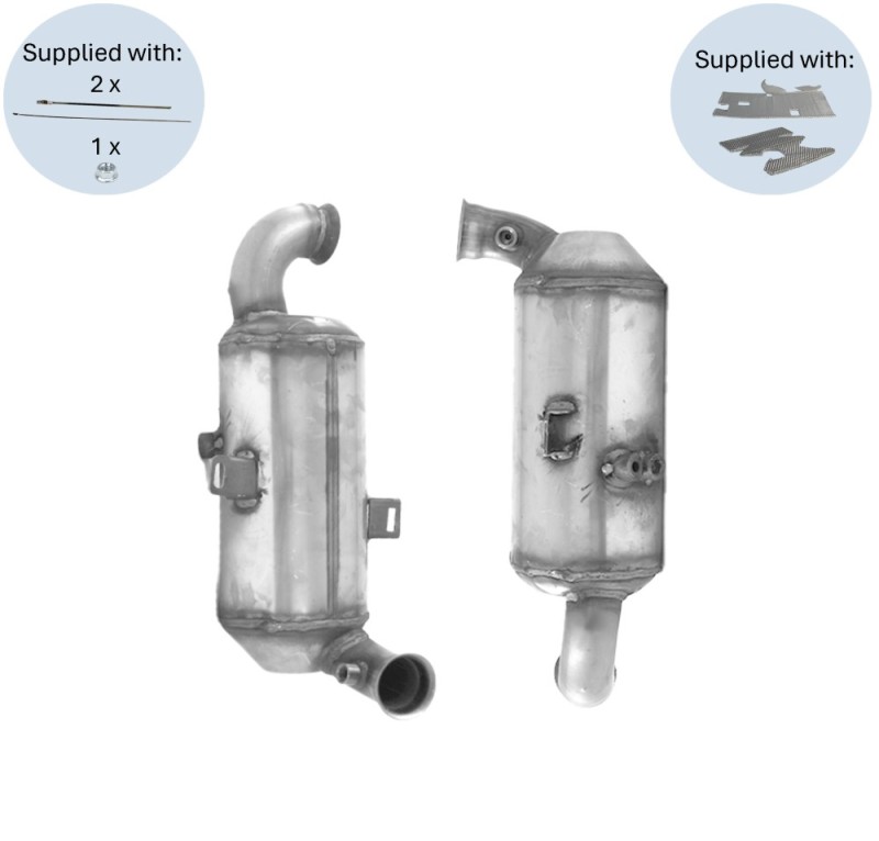 Homologated Diesel Catalytic Converter & DPF - Max Euro Level 5 1608040580 BM11783H BM CATALYSTS