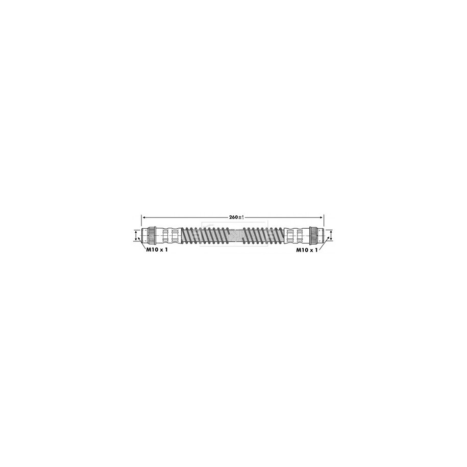 Brake Hose Pipe BORG & BECK BBH6746 OE Ref 4806.98 BORG & BECK