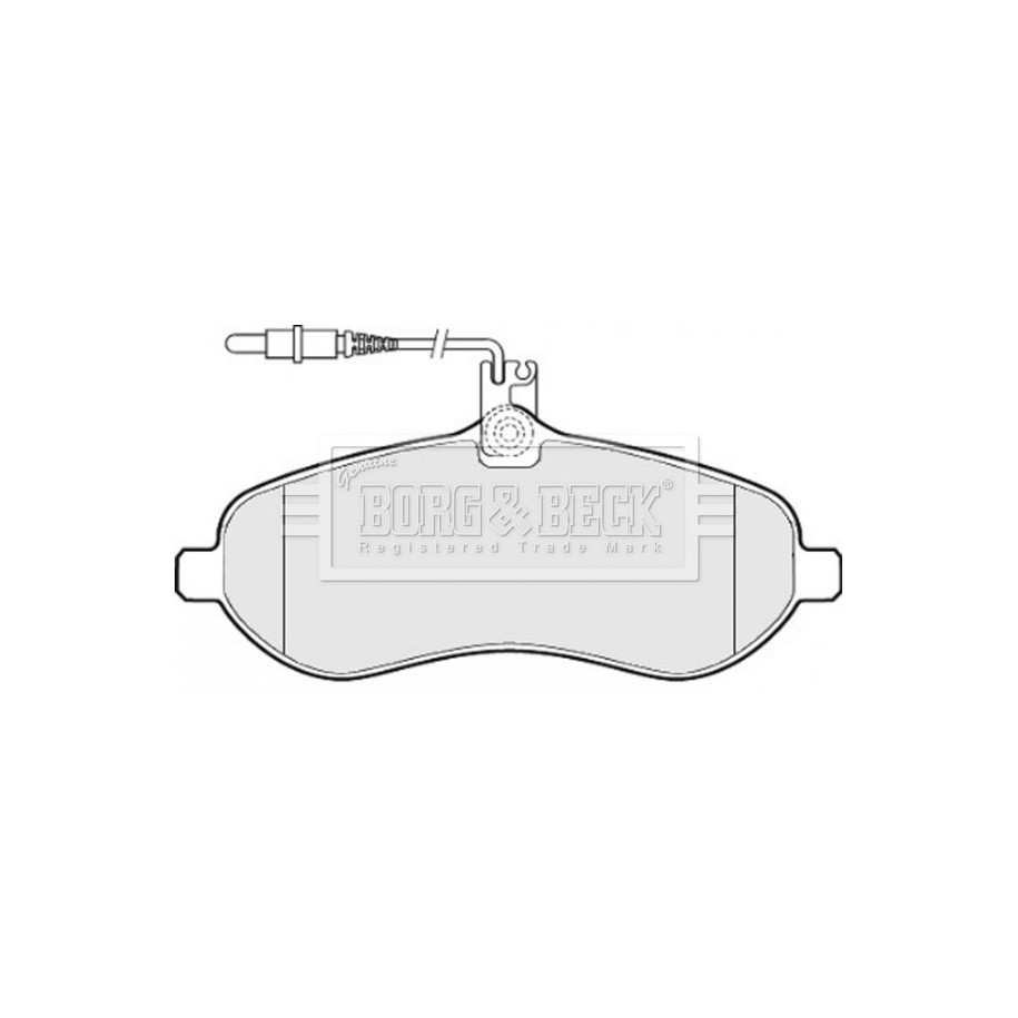 Brake Pad Set BORG & BECK BBP2030 OE Ref 77364512 BORG & BECK