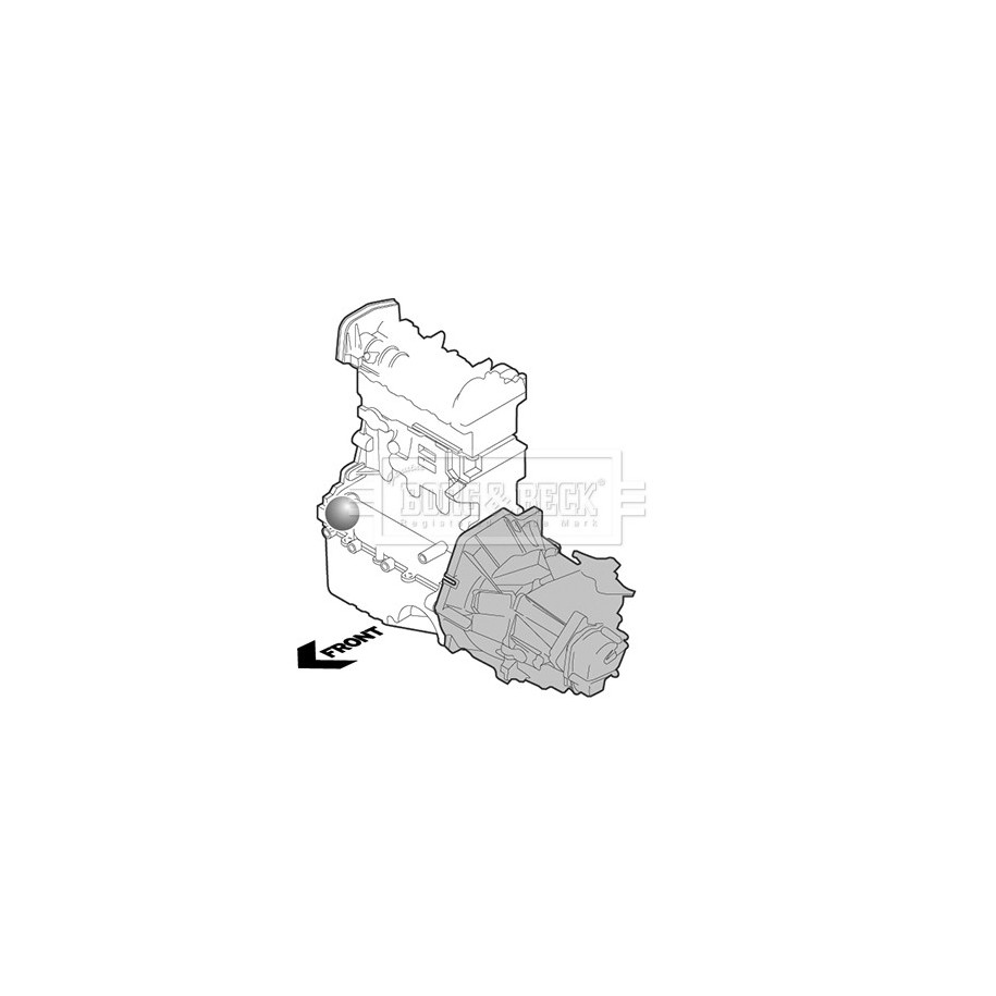 Engine Mount BORG & BECK BEM4278 OE Ref 4418115 BORG & BECK