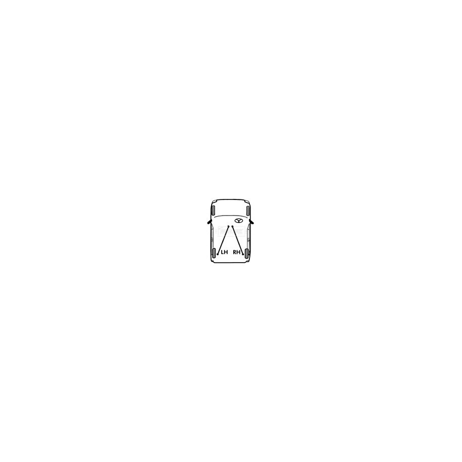 Handbrake Cable (mt) BORG & BECK BKB3809 OE Ref 6Q0 609 721K BORG & BECK