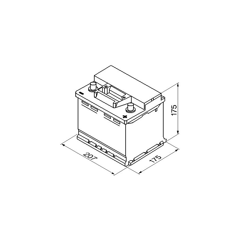 Batterie de démarrage BOSCH 0092S30010 pour AUDI, AUSTIN, BEDFORD, DAF et plus encore... BOSCH