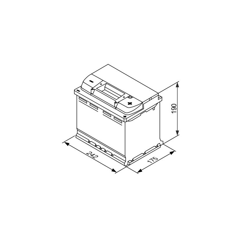 Batterie de démarrage BOSCH 0092S4E050 pour ABARTH, ALFA ROMEO, AUDI et plus encore... BOSCH