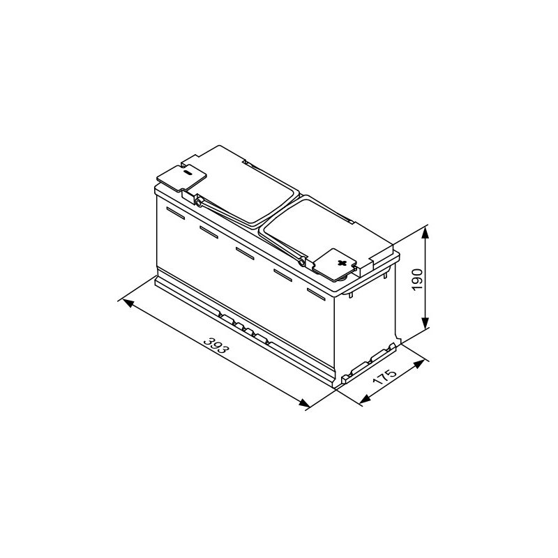 Batterie de démarrage BOSCH 0092S5A150 pour ALPINA, AUDI, BENTLEY, BMW et plus encore... BOSCH