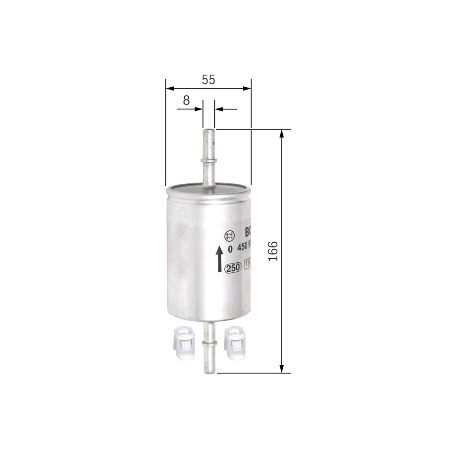 Filtre à carburant BOSCH 0450905316 pour ALFA ROMEO, AUDI, CADILLAC, CHEVROLET et plus encore... BOSCH
