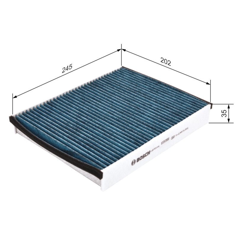 Filtre d'habitacle BOSCH 0986628538 pour FORD, FORD ASIE & OCÉANIE et plus encore... BOSCH