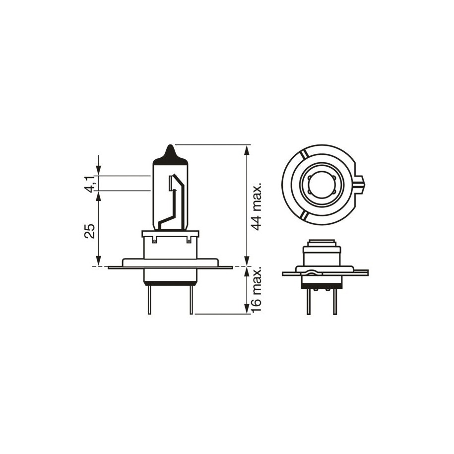Ampoule projecteur BOSCH 1987302078 pour ABARTH, ALFA ROMEO, ALPINA, AUDI et plus encore... BOSCH