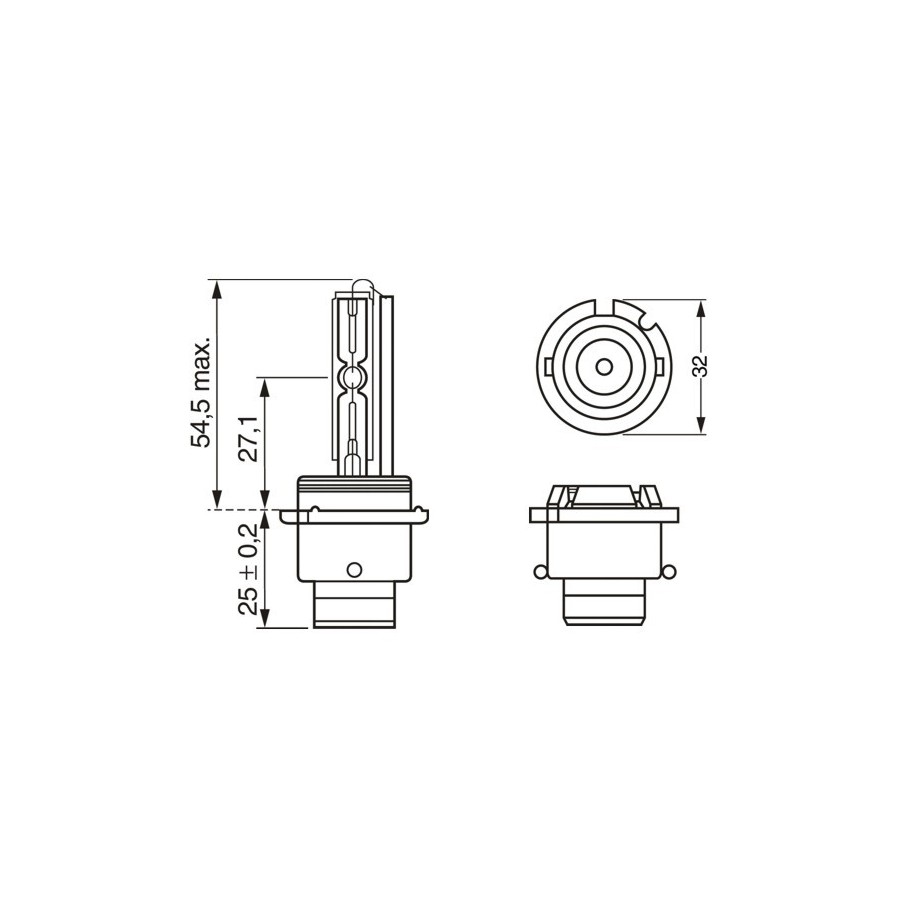 Spotlight Bulb BOSCH 1987302904 OE Ref 1669676 BOSCH