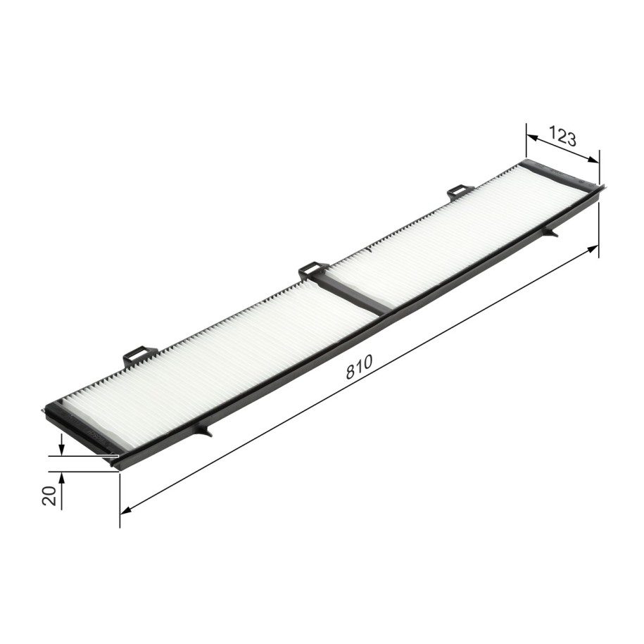 Filtre à pollen BOSCH 1987432124 pour ALPINA, BMW OE 64316803970 BOSCH