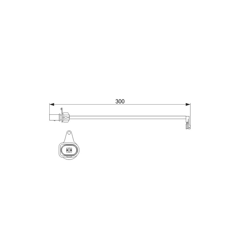 Brake Pad Sensor BOSCH 1987474505 OE Ref 8T0 907 637 BOSCH