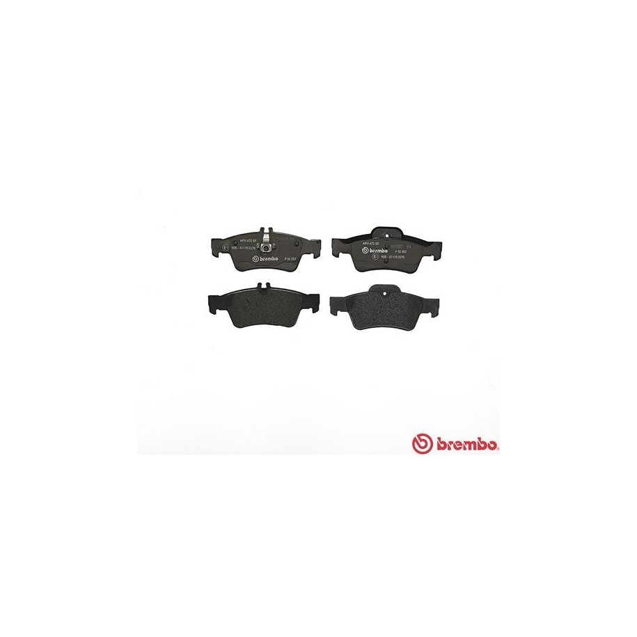 Jeu de plaquettes de frein BREMBO P50052 pour BRABUS, MERCEDES BREMBO