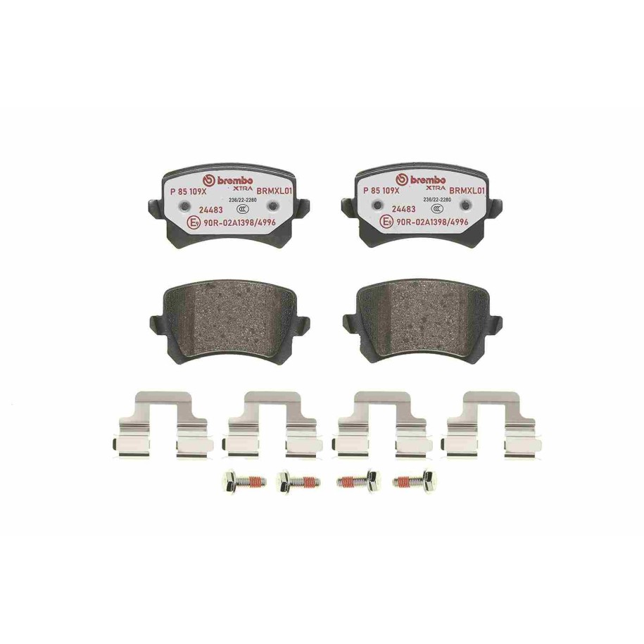 Brake Pad Set BREMBO P85109X OE Ref 3AA698451 BREMBO