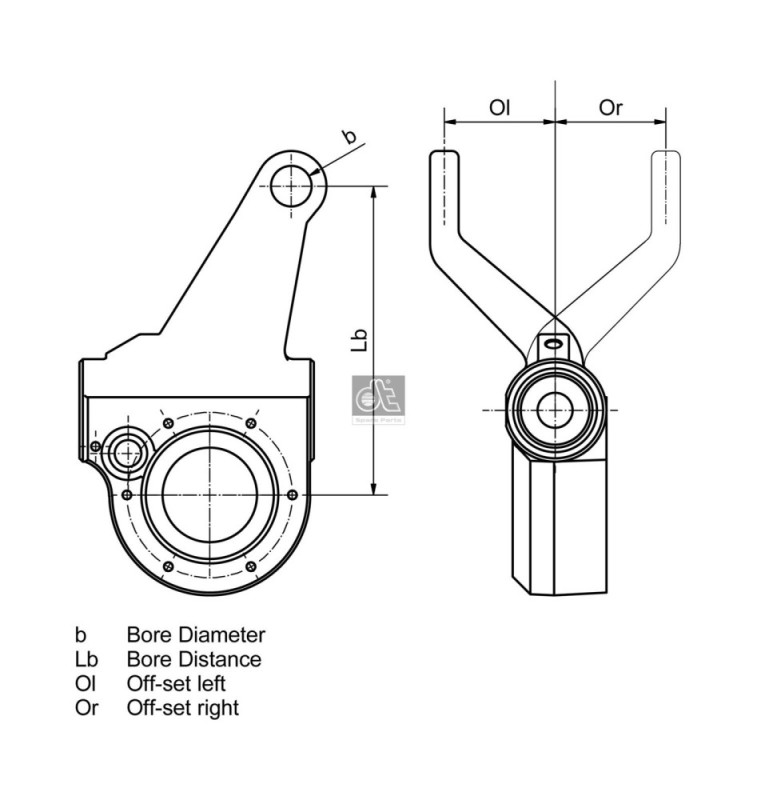 Braking System Adjuster DIESEL TECHNIC 1.18634 OE Ref 1112834 DIESEL TECHNIC