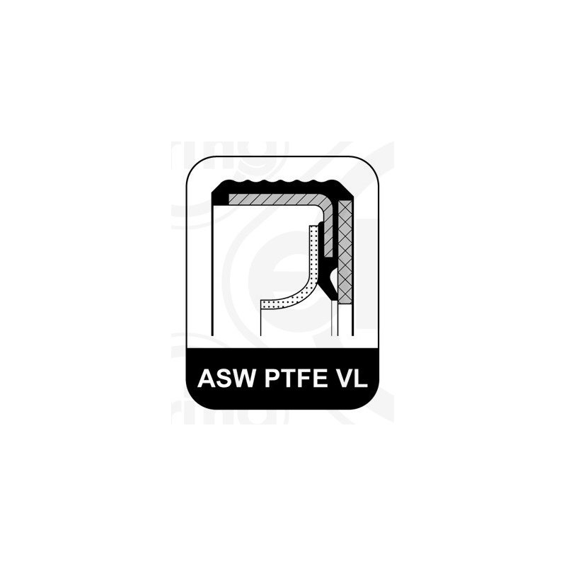 Joint d'étanchéité d'arbre de vilebrequin ELRING 175.990 pour BOVA, DAF, GINAF et plus encore... ELRING