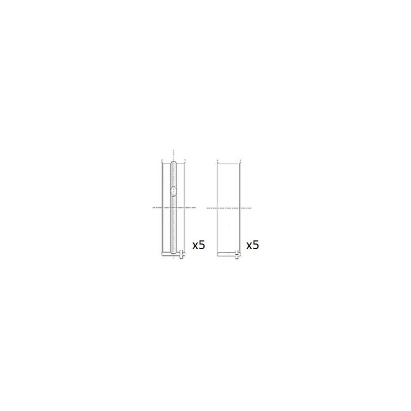 Crankshaft Bearing FAI BM1047-STD OE Ref A6020330102 FAI