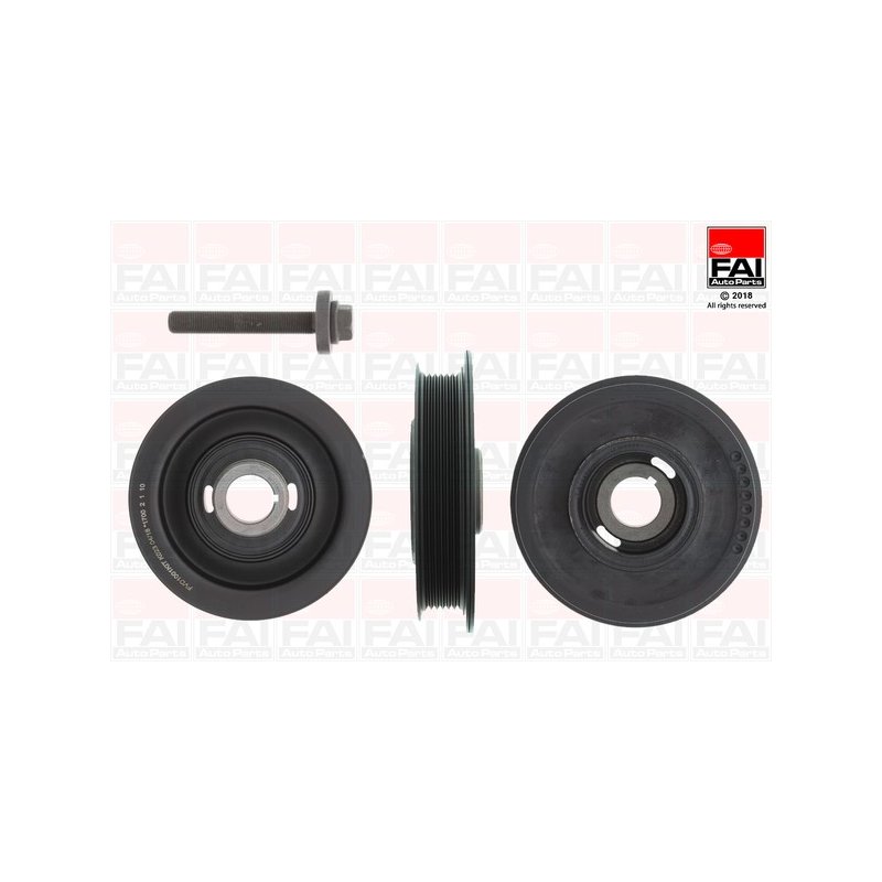 Crankshaft Belt Pulley Set FAI FVD1001K OE Ref 55351711 FAI