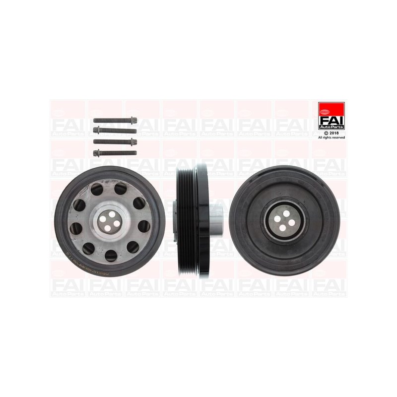 Crankshaft Belt Pulley Set FAI FVD1013K OE Ref 11237799153 FAI