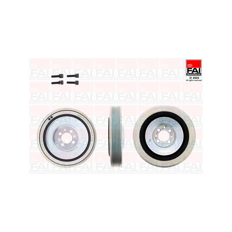 Crankshaft Belt Pulley Set FAI FVD1017K OE Ref 46544612 FAI