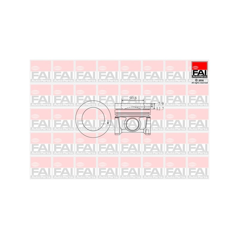 Piston FAI PK1-000 OE Ref 03L107065K FAI