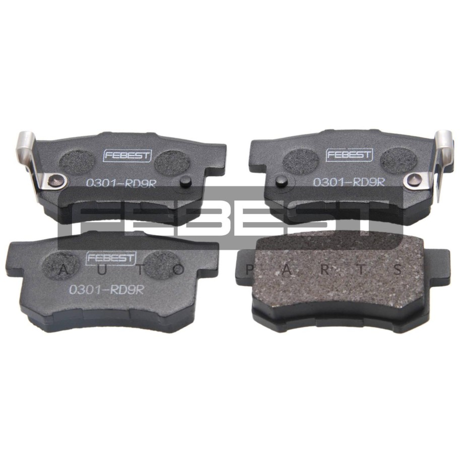 Kit de plaquettes de frein arrière FEBEST 0301-RD9R pour HONDA, SUZUKI, ACURA, FIAT FEBEST