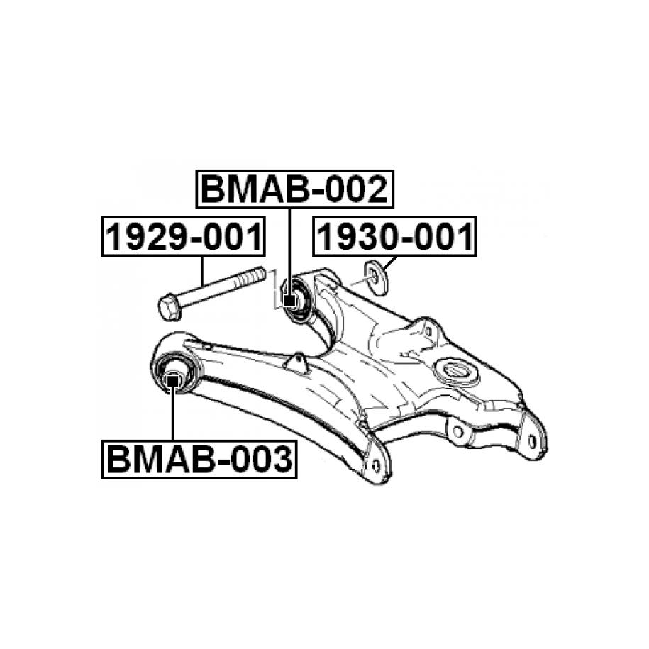 Came FEBEST 1930-001 pour BMW 33306786187 FEBEST
