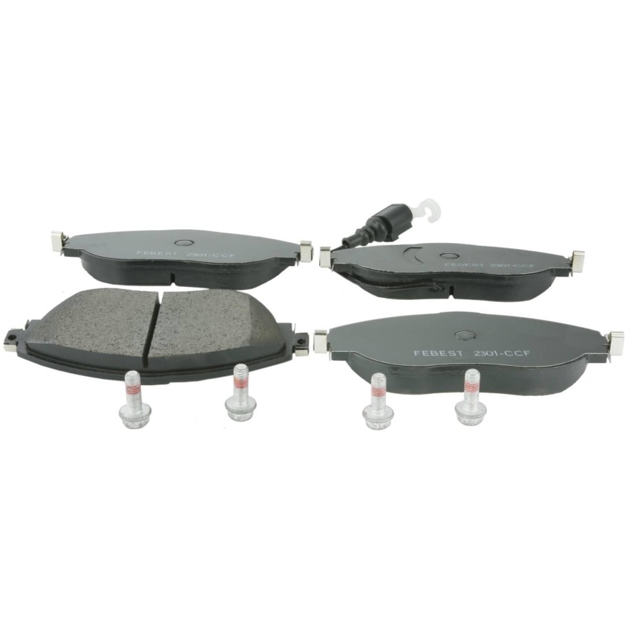 Kit de plaquettes de frein avant FEBEST 2301-CCF pour VW, AUDI, SKODA 3C0698151E FEBEST