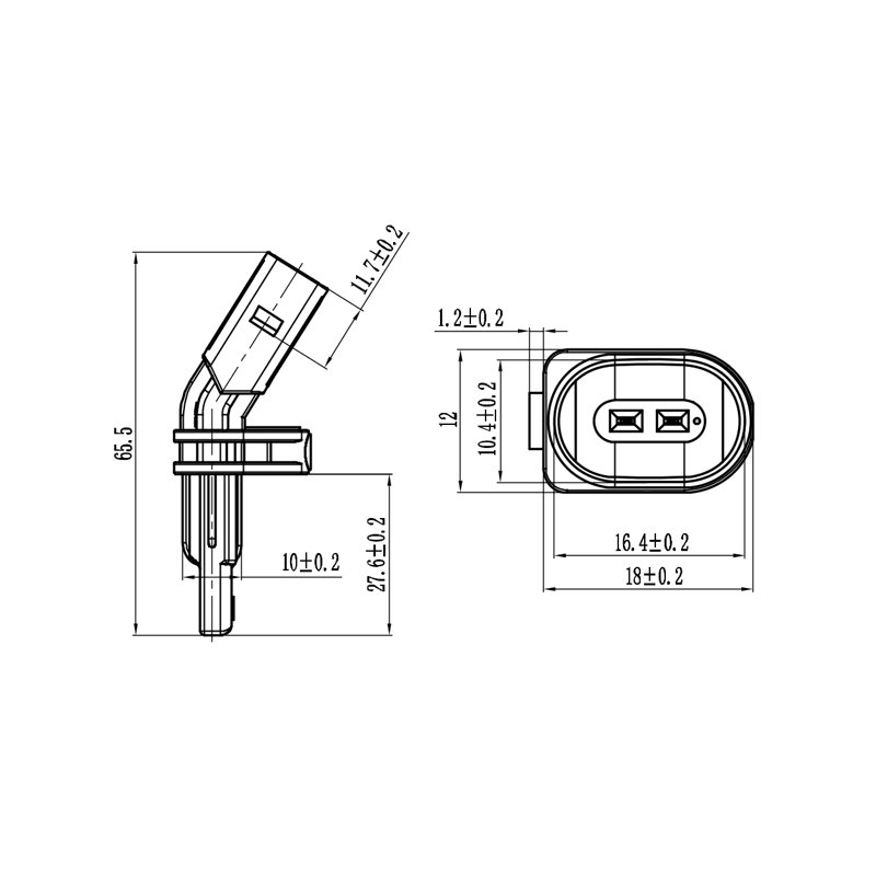 Capteur de vitesse de roue ABS FEBEST 23606-015 pour AUDI, CUPRA, PORSCHE et plus encore... FEBEST
