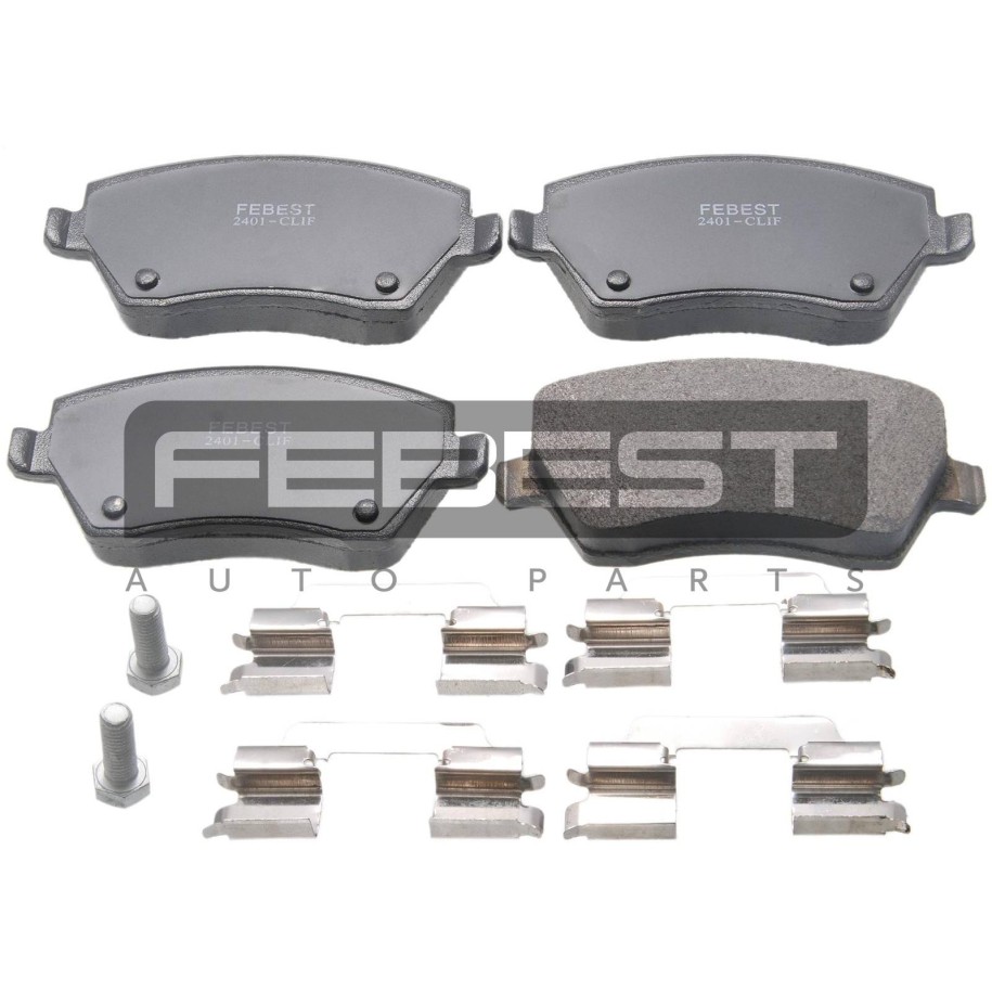 Kit de plaquettes de frein avant FEBEST 2401-CLIF pour RENAULT et plus encore... FEBEST