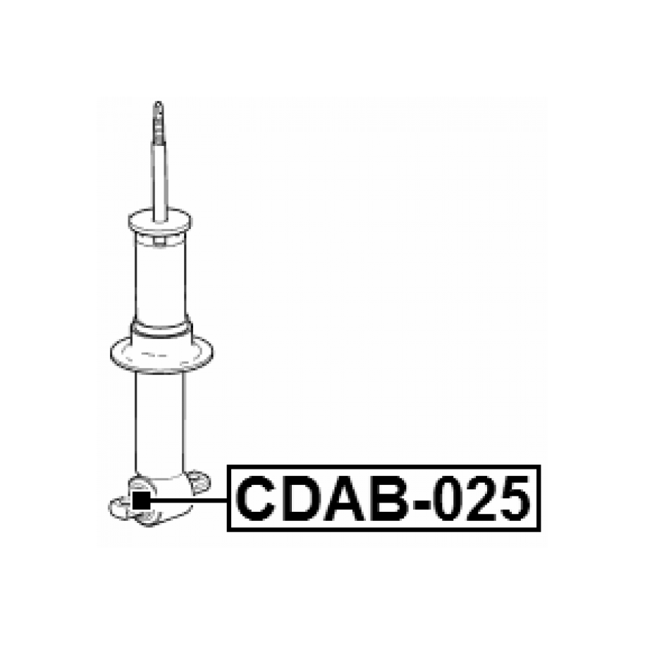 Bague d'amortisseur avant FEBEST CDAB-025 pour CHEVROLET et plus encore... FEBEST