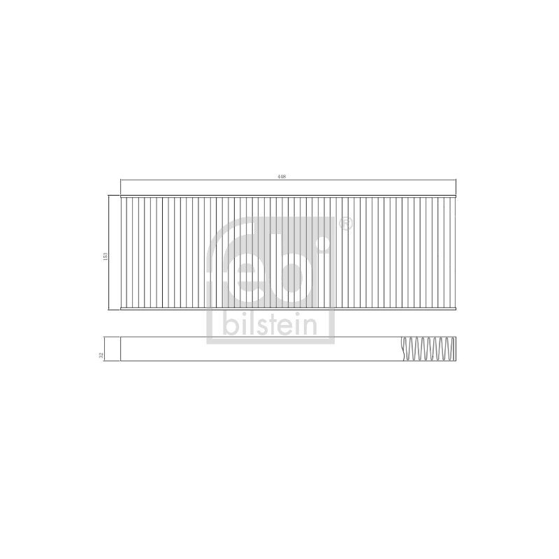 Cabin Air Filter FEBI 173019 OE Ref 2655428 FEBI