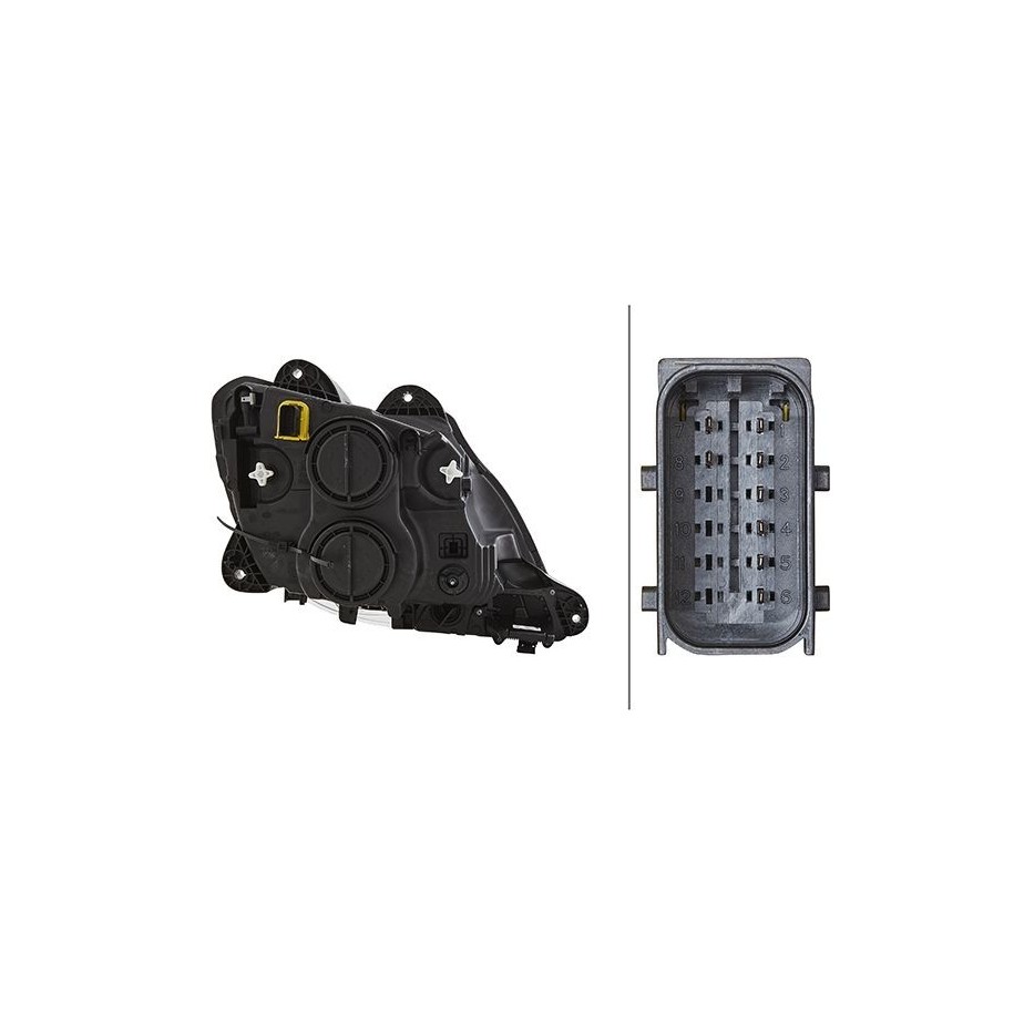Headlight HELLA 1ED 010 116-511 OE Ref 1835874 HELLA