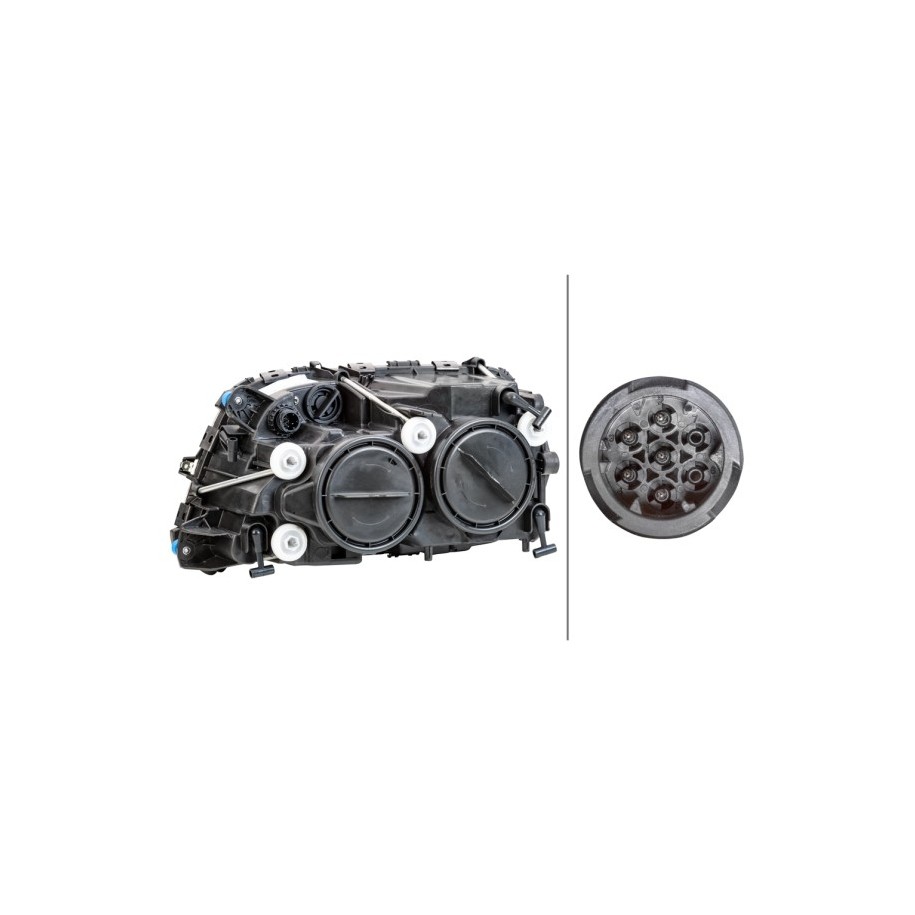 Headlight HELLA 1EH 009 513-021 OE Ref A 943 820 15 61 HELLA