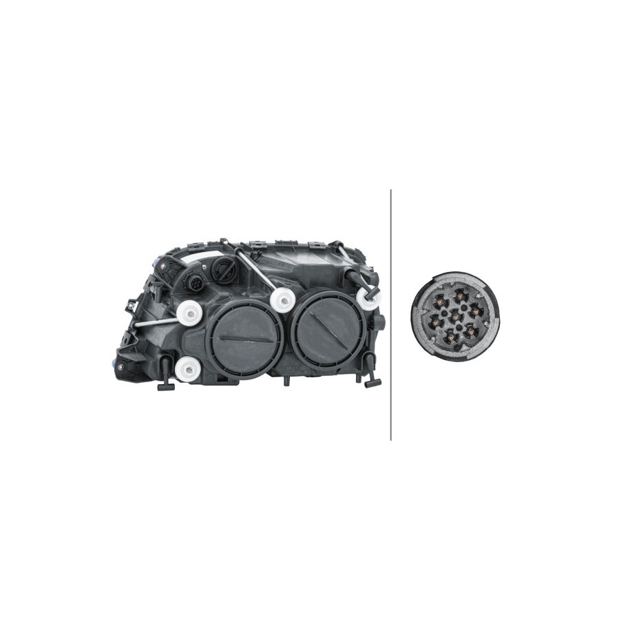 Headlight HELLA 1EH 009 513-041 OE Ref A 943 820 17 61 HELLA