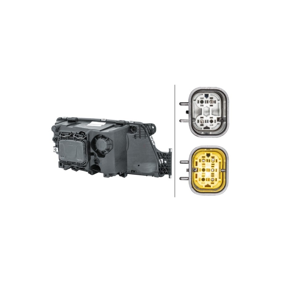 Headlight HELLA 1EH 354 987-011 OE Ref 81.25101-6743 HELLA