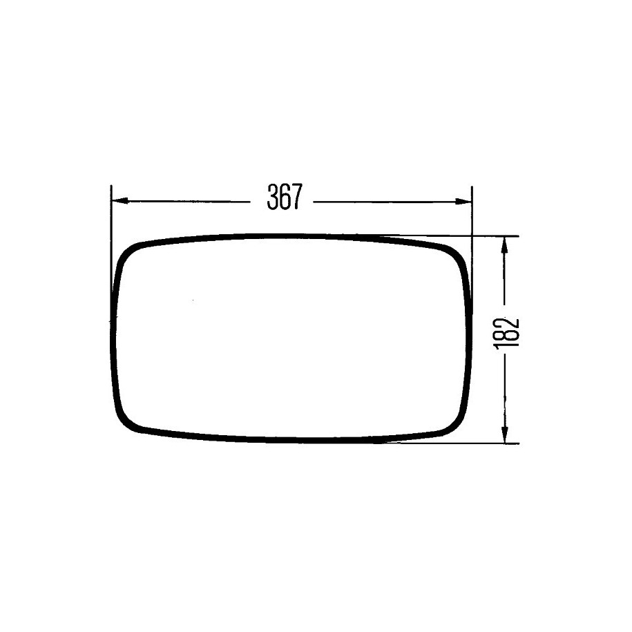 Exterior Mirror HELLA 8SB 003 978-001 OE Ref 4220 9371 HELLA