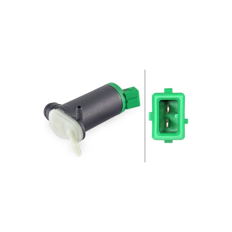 Window Cleaning Washer Fluid Pump HELLA 8TW 006 847-031 OE Ref 9612358180 HELLA