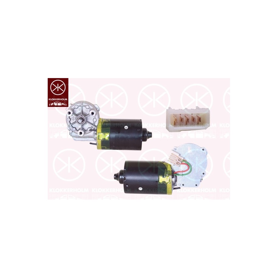 Moteur d'essuie-glace 95233270 pour VW, Skoda, Audi, Seat KLOKKERHOLM