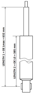 Shock Absorber KYB 343328 OE Ref 6C0513025AK KYB