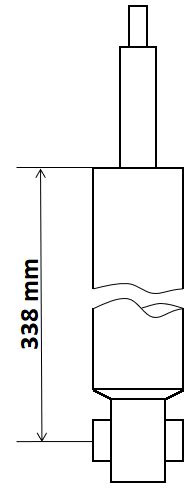 Shock Absorber KYB 344459 OE Ref 1K0512011PE KYB