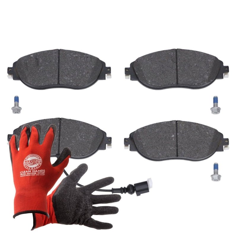 Brake Pad Set + Cleaner MASTER-SPORT 13046026172N-SET-MSP OE Ref 8V0698151C MASTER SPORT
